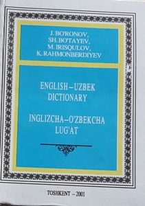 English - Uzbek Dictionary / Inglizcha - O'zbekcha Lug'at