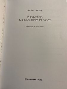 L'Universo In Un Guscio Di Noce
