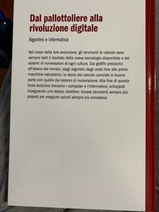 Dal pallottoliere alla evoluzione digitale. Algoritmi e informatica