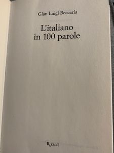 L'italiano in 100 parole