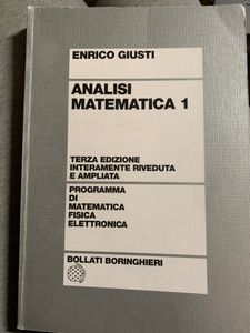 Analisi Matematica 1 - Programma Di Matematica Fisica Elettronica