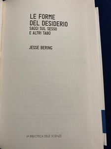 Le forme del desiderio. Saggi sul sesso e altri tabù