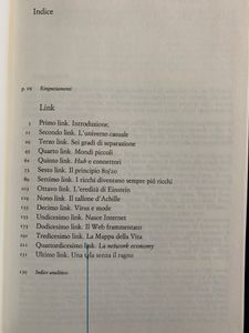 Link, La nuova scienza delle reti.