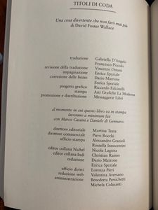 Una cosa divertente che non farò mai più