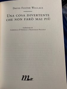 Una cosa divertente che non farò mai più