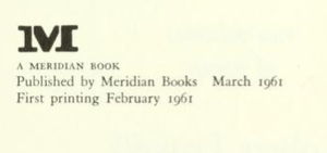 Meridian Books