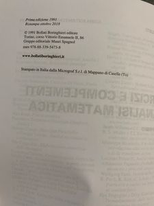 Esercizi E Complementi Di Analisi Matematica. Volume Primo