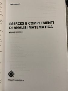 Esercizi E Complementi Di Analisi Matematica. Volume Secondo