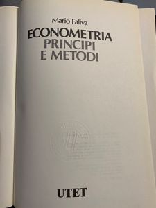 Econometria. Principi e metodi