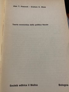 Teoria economica della politica fiscale