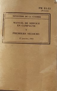Manuel de service en campagne - Premiers secours