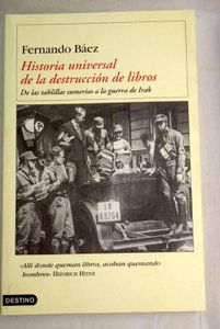 Historia universal de la destrucción de libros