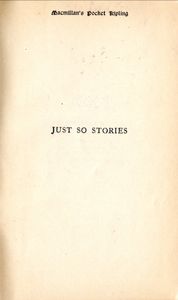 Just So Stories
