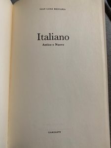 Italiano. L' Antico E Il Nuovo Il Movimento Le Varietà E I Problemi Nell'Italiano D'Oggi
