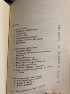 Italiano. L' Antico E Il Nuovo Il Movimento Le Varietà E I Problemi Nell'Italiano D'Oggi