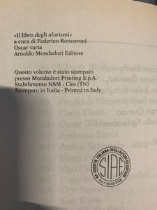 Il libro degli aforismi