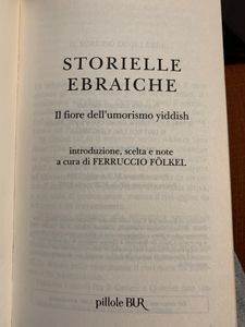 Storielle ebraiche. Il fiore dell'umorismo yiddish