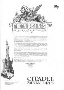 Arcane Listings