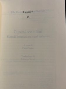 Curarsi con i libri. Rimedi letterari per ogni malanno