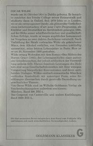 Das Bildnis Des Dorian Gray