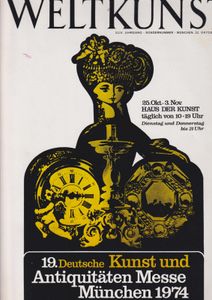 Weltkunst 44. Jahrgang - Nummer 20a (Sondernummer) / 22. Oktober 1974