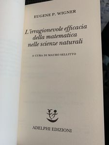 L'irragionevole efficacia della matematica nelle scienze naturali
