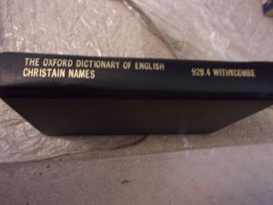 The Oxford Dictionary of English Christian Names