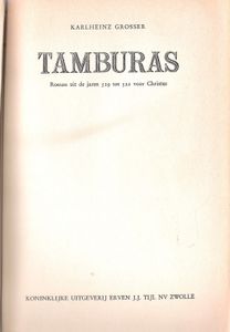 Tamburas - roman uit de jaren 529 tot 522