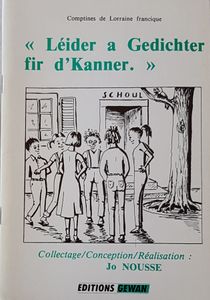 Léider a Gedichter fir d'Kanner