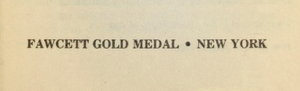 Fawcett Gold Medal