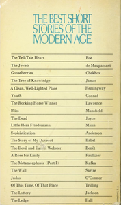 The Best Short Stories of the Modern Age, Revised Edition