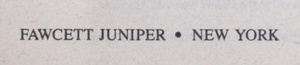 Fawcett Juniper