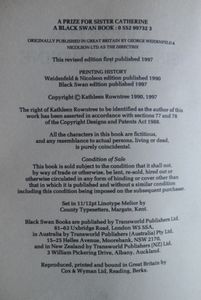 A Prize for Sister Catherine
