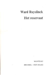 Het Reservaat
