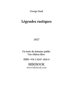 Légendes rustiques