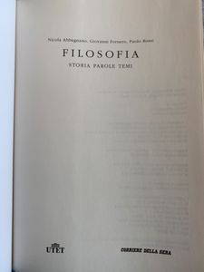 Filosofia - Storia Parole Temi - Vol.11 - Dizionario A - DIM