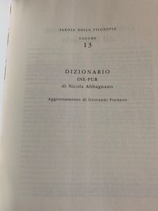 Filosofia - Storia Parole Temi - Vol.13 - Dizionario INE - PUR