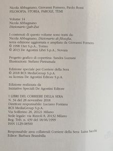 Filosofia - Storia Parole Temi - Vol.14 - Dizionario QAB - ZUI