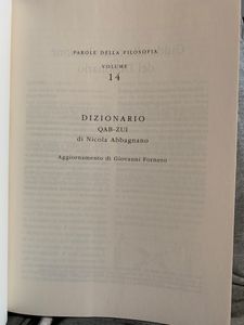 Filosofia - Storia Parole Temi - Vol.14 - Dizionario QAB - ZUI