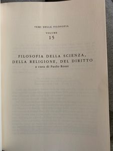 Filosofia - Storia Parole Temi - Vol.15 - Filosofia della scienza, della religione, del diritto