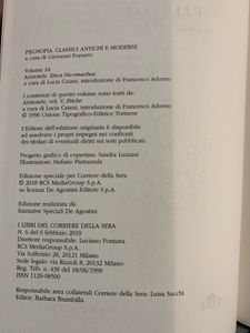 Filosofia. Classici Antichi e Moderni - Vol. 24 - Aristotele. Etica nicomachea