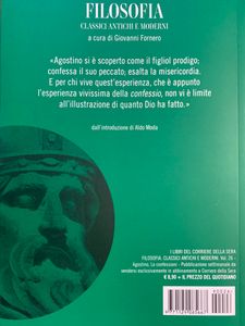 Filosofia. Classici Antichi e Moderni - Vol. 26 - Agostino. Le confessioni