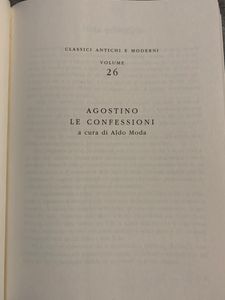 Filosofia. Classici Antichi e Moderni - Vol. 26 - Agostino. Le confessioni