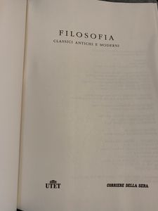 Filosofia. Classici Antichi e Moderni - Vol. 28 - Spinoza. Etica
