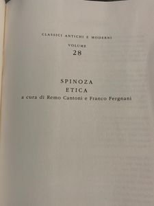 Filosofia. Classici Antichi e Moderni - Vol. 28 - Spinoza. Etica