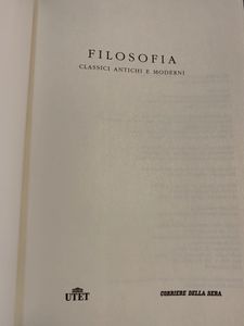 Filosofia. Classici Antichi e Moderni - Vol. 29 - Kant. Critica della ragion pratica e fondazione della metafisica dei costumi