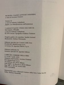Filosofia. Classici Antichi e Moderni - Vol. 32 - Jaspers.