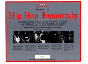 HIP HOP IMMORTALS volume one