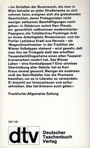 Im Schatten der Burenwurst. Skizzen aus Wien