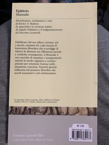 Manuale. Con la versione latina di Angelo Poliziano e la volgarizzazione di Giacomo Leopardi